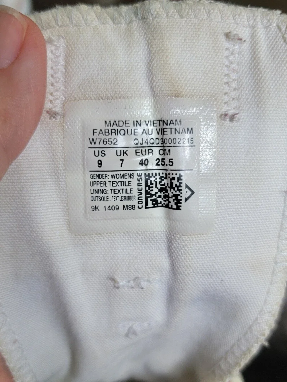 Converse Women's White Slip-On Canvas Sneakers - Picture 13 of 13